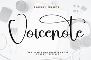 Voicenote | Script Font, a Handwritten Font by Scratchones (Thumbnail 1 of 9)