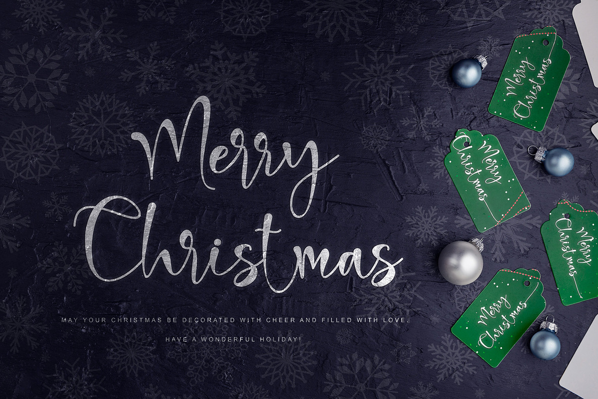 Holi Christmas Eve, a Script Font by Letterara (Photo 2 of 9)