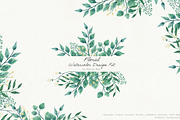 Floral Watercolor Design Big Pack, an Object Graphic by Motion-Box (Thumbnail 2 of 17)