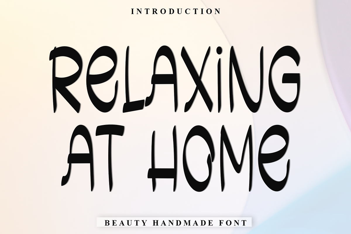 Relaxing At Home, a Script Font by InermediaSTUDIO (Photo 1 of 8)