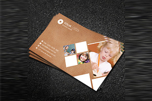 Kids School Business Card Template