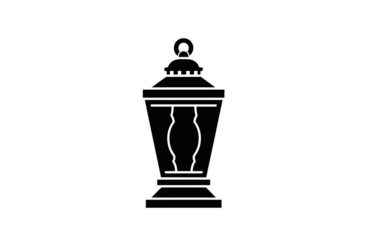 Vintage Street Lantern Silhouette Bu, an Illustration by hafijul (Photo 30 of 51)