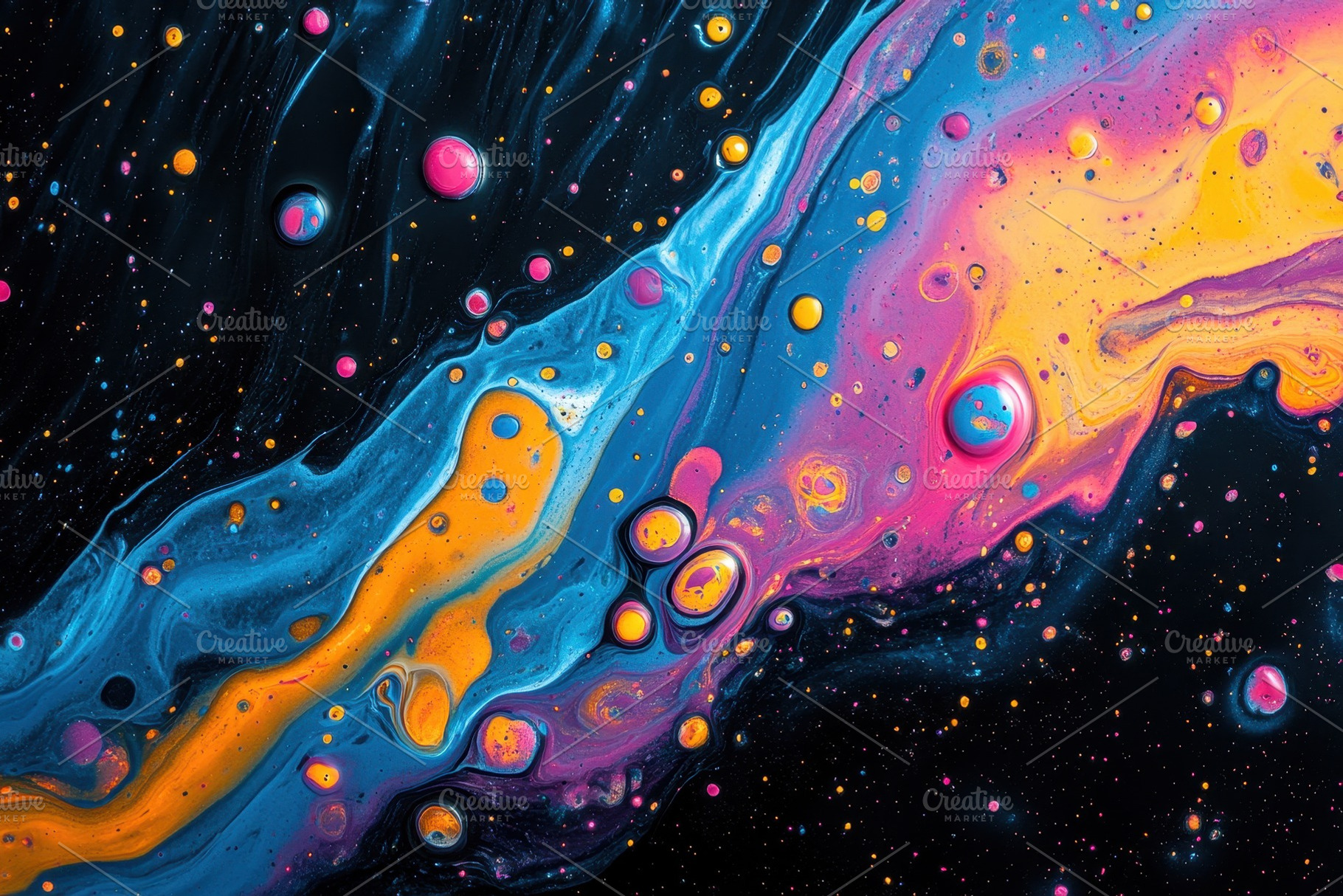 Vibrant, curved wave pattern, a Photo by Pavel_design