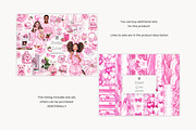 Valentine Digital Paper Collection, a Pattern Graphic by GlamArtZhanna (Thumbnail 2 of 4)