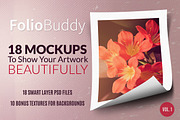 18 Mockups for Portfolio Display, a Mockup by Graphicsfuel (Thumbnail 1 of 5)