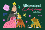 Whimsical Christmas Collection, an Illustration by Alina Sh (Thumbnail 1 of 9)