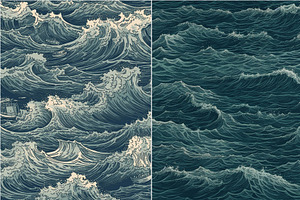 OCEANIC - Seamless Ocean Patterns