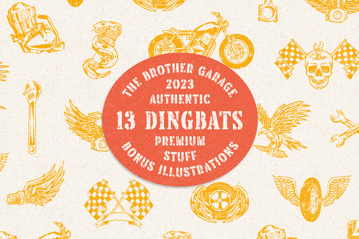 Brother Garage - Display Font, a Serif Font by Edignwn Type (Photo 12 of 12)