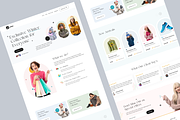 E-Commerce Landing Page Design, a Landing Page Template by UiDex (Thumbnail 3 of 4)