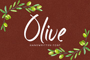 Olive, a Script Font by Omotu Studio (Thumbnail 8 of 8)