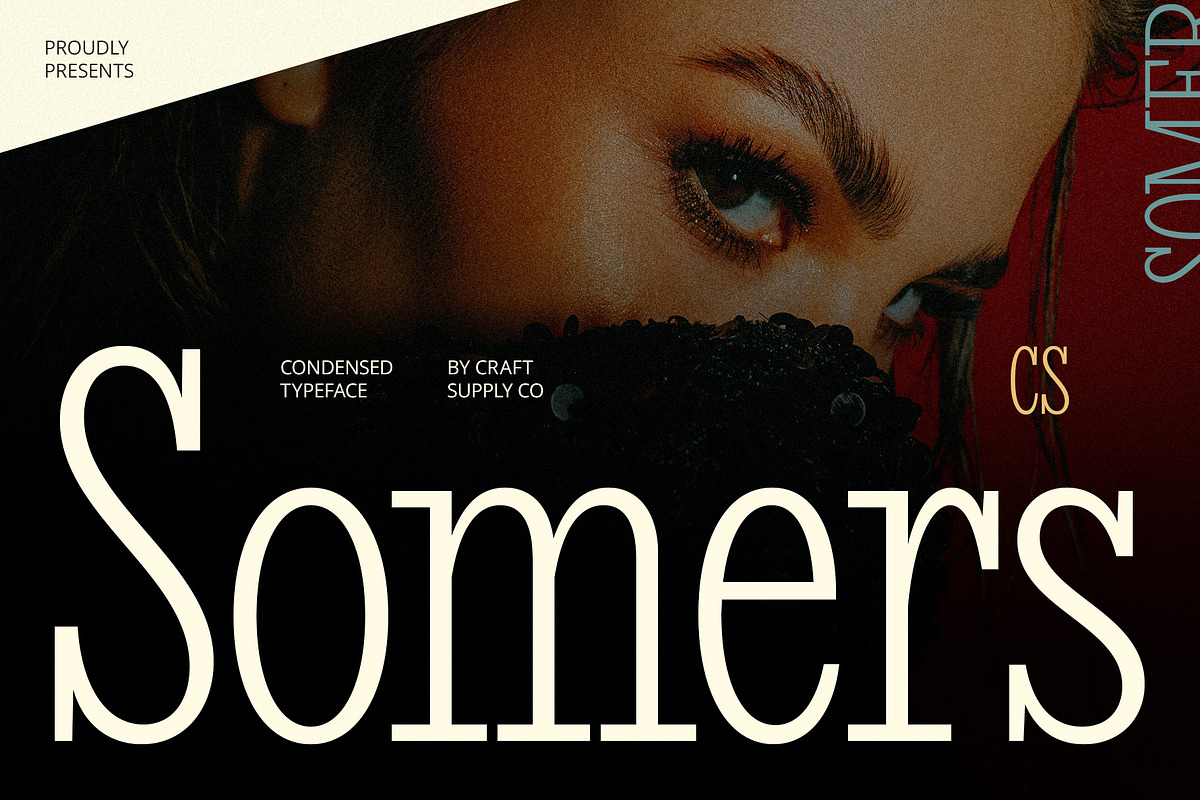 CS Somers – Condensed Font, a Serif Font by Craft Supply Co. (Photo 1 of 8)