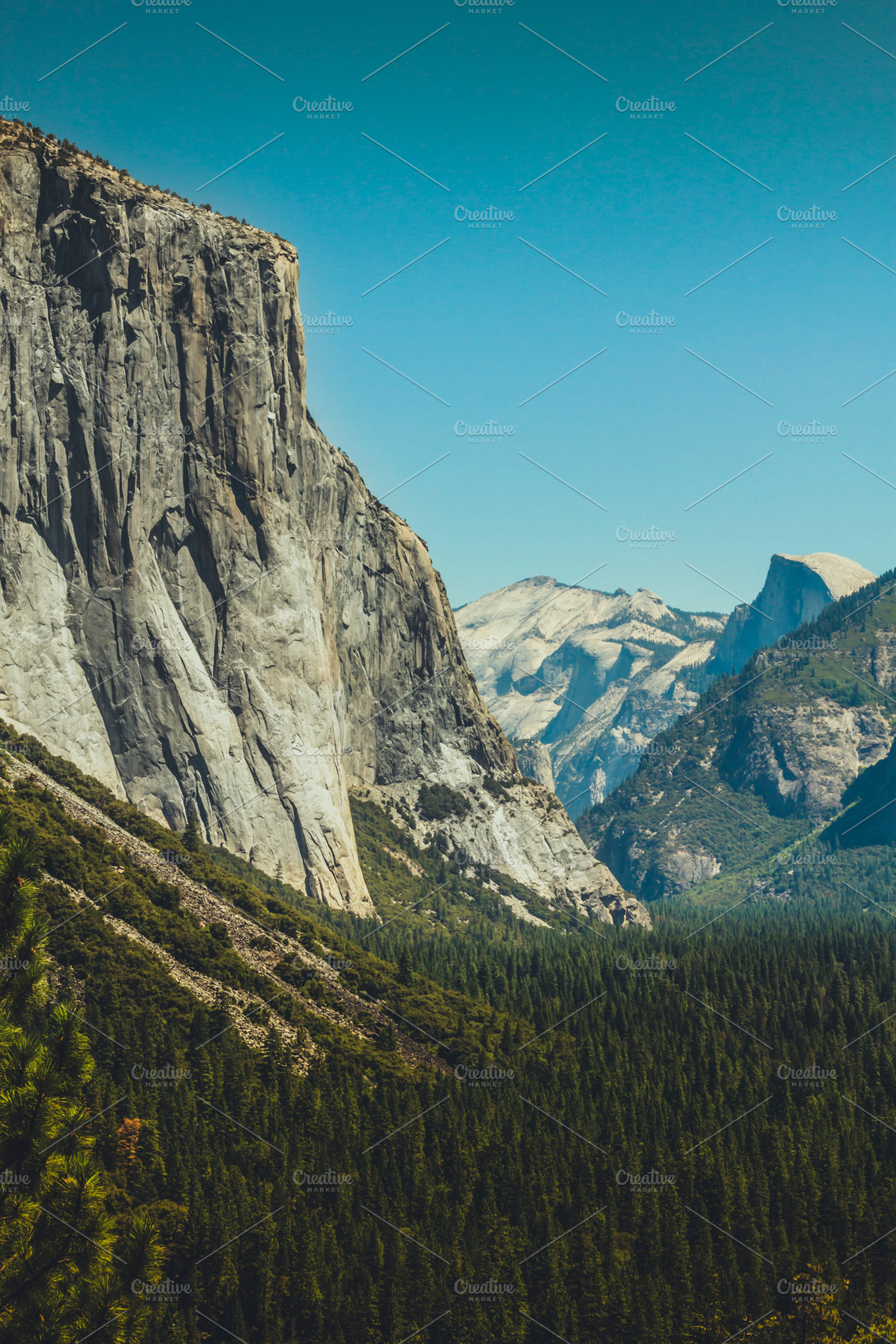 El Capitan Yosemite Featuring Mountains Rocks And Landscape