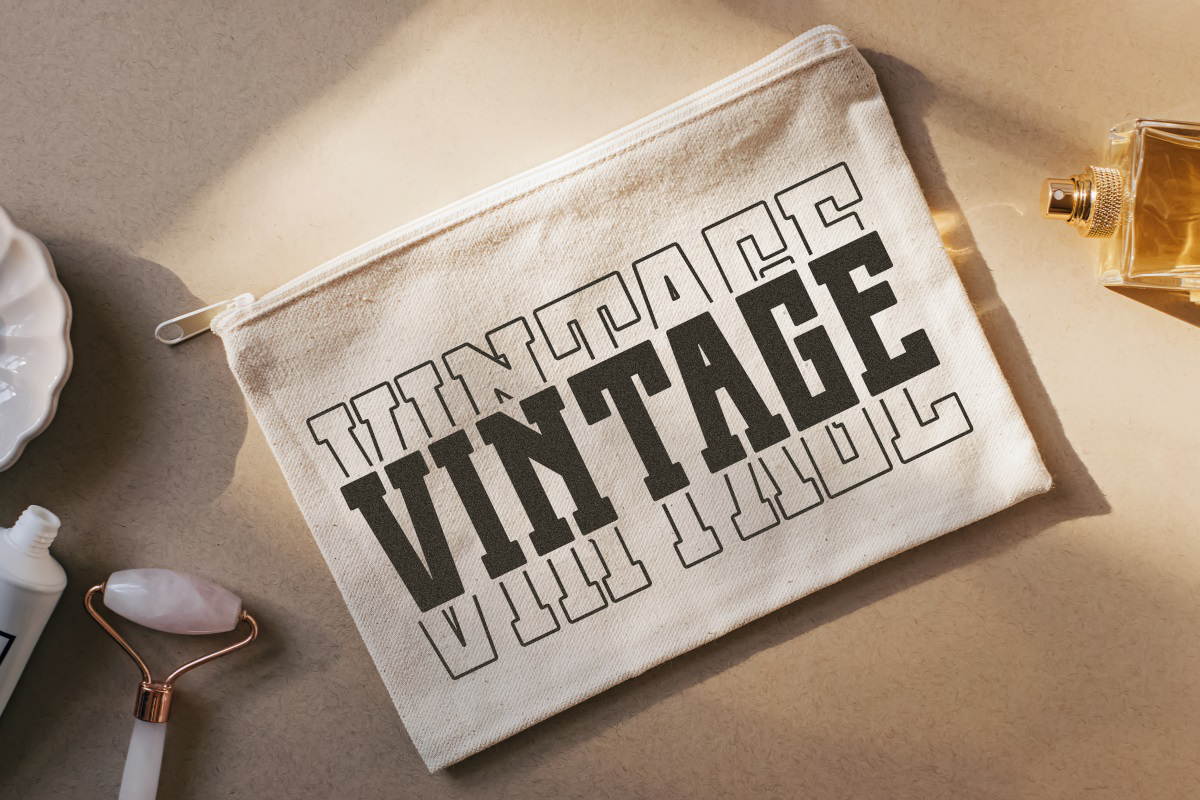 Black - Condensed Stacked Font, a Slab Serif Font by Pian45 Studio (Photo 2 of 6)