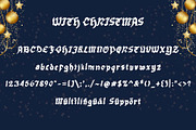 With Christmas, a Blackletter Font by Yoga Letter (Thumbnail 5 of 5)