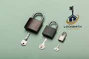 Locksmith & Security Logo Design, a Branding & Logo Template by YUDesignStore (Thumbnail 4 of 8)