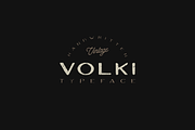 VOLKI - Vintage Handwritten Typeface, a Sans Serif Font by Roman Paslavsky (Thumbnail 1 of 11)