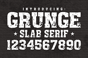 Grunge Slab Serif - Display Font, a Slab Serif Font by KiddoGlyphs Studio (Thumbnail 1 of 5)