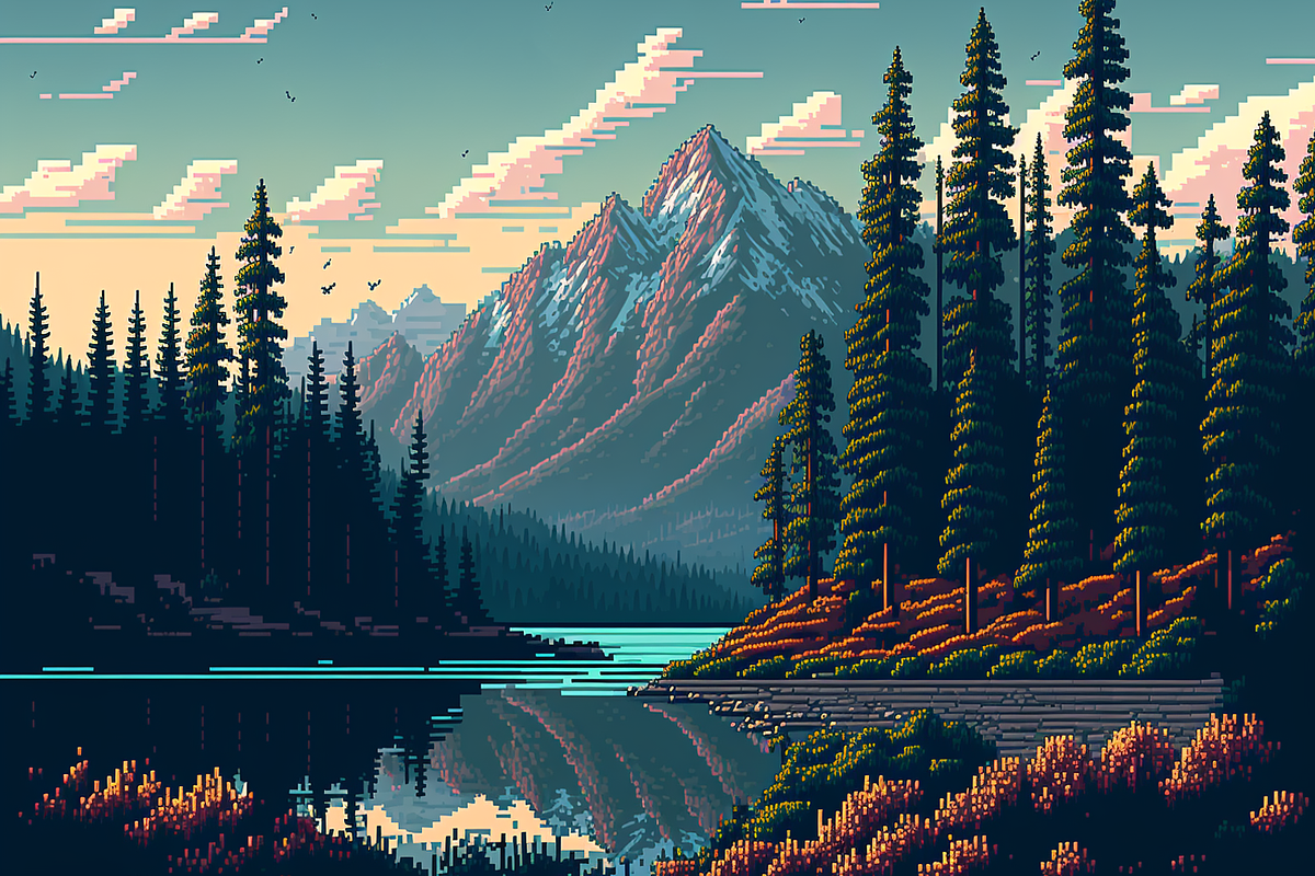 Pixelart Platformer Backgrounds, a Graphic by Marabu Textures Store (Photo 4 of 4)