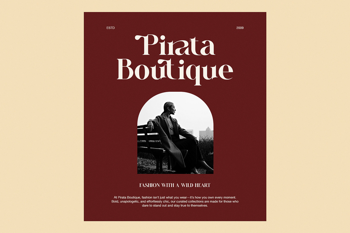 Hegilra – Modern Elegant Serif Font, a Font by Graphicxell (Photo 2 of 8)