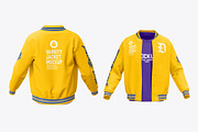 Varsity Jacket with Inner Shirt Mock, a Product Mockup by OneVectorStock (Thumbnail 2 of 2)