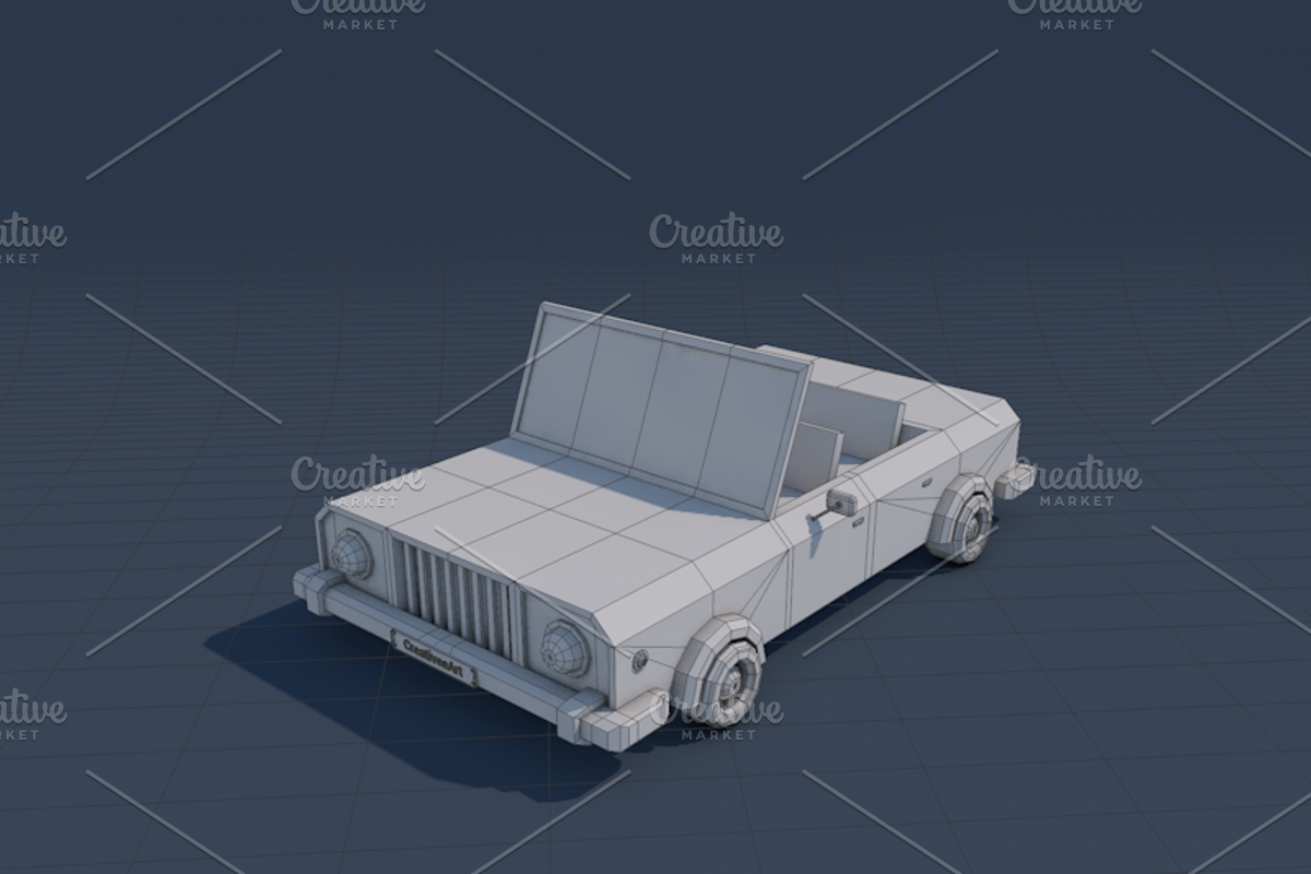 Ultimate Low Poly City Cars Pack, a Cars & Vehicle 3D Model by CreativeeArt (Photo 10 of 54)