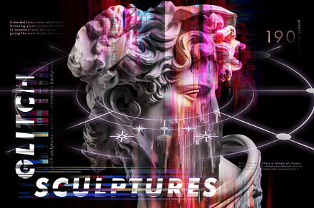 GLITCH SCULPTURES COLLECTION, an Object Graphic by Natali Batu