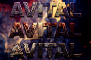 Crazy Textured Photoshop Text Styles preview 3