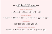 I Heart You Font, a Handwritten Font by Design Station (Thumbnail 5 of 9)