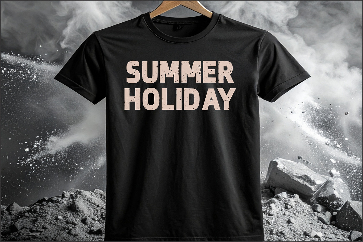 Dirty Vintage Retro Distressed Font, a Sans Serif Font by Fourteen Letter (Photo 4 of 8)