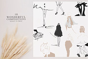Female Fashion Illustration Art Pack, a Person Illustration by Luna Sonego Design (Thumbnail 2 of 8)