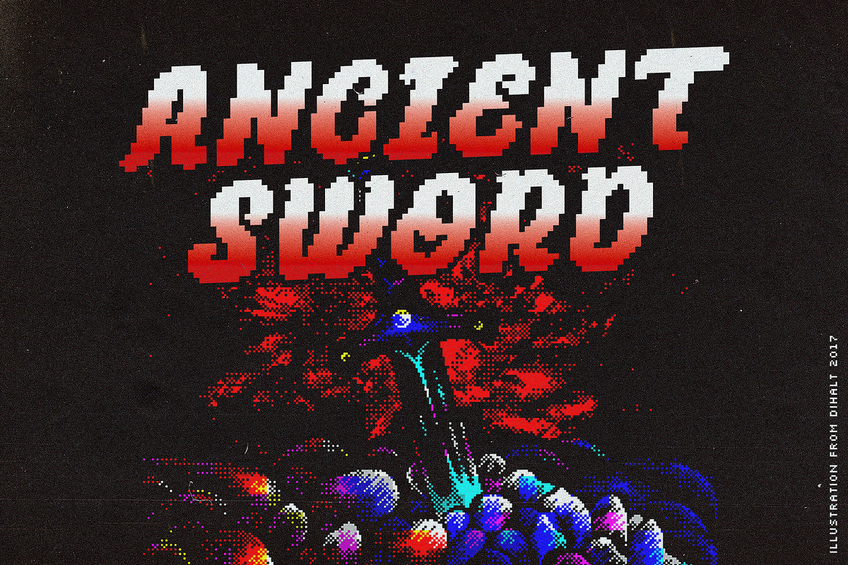 Ohleys Pixelated Font, a Handwritten Font by Angin Studio (Photo 8 of 15)