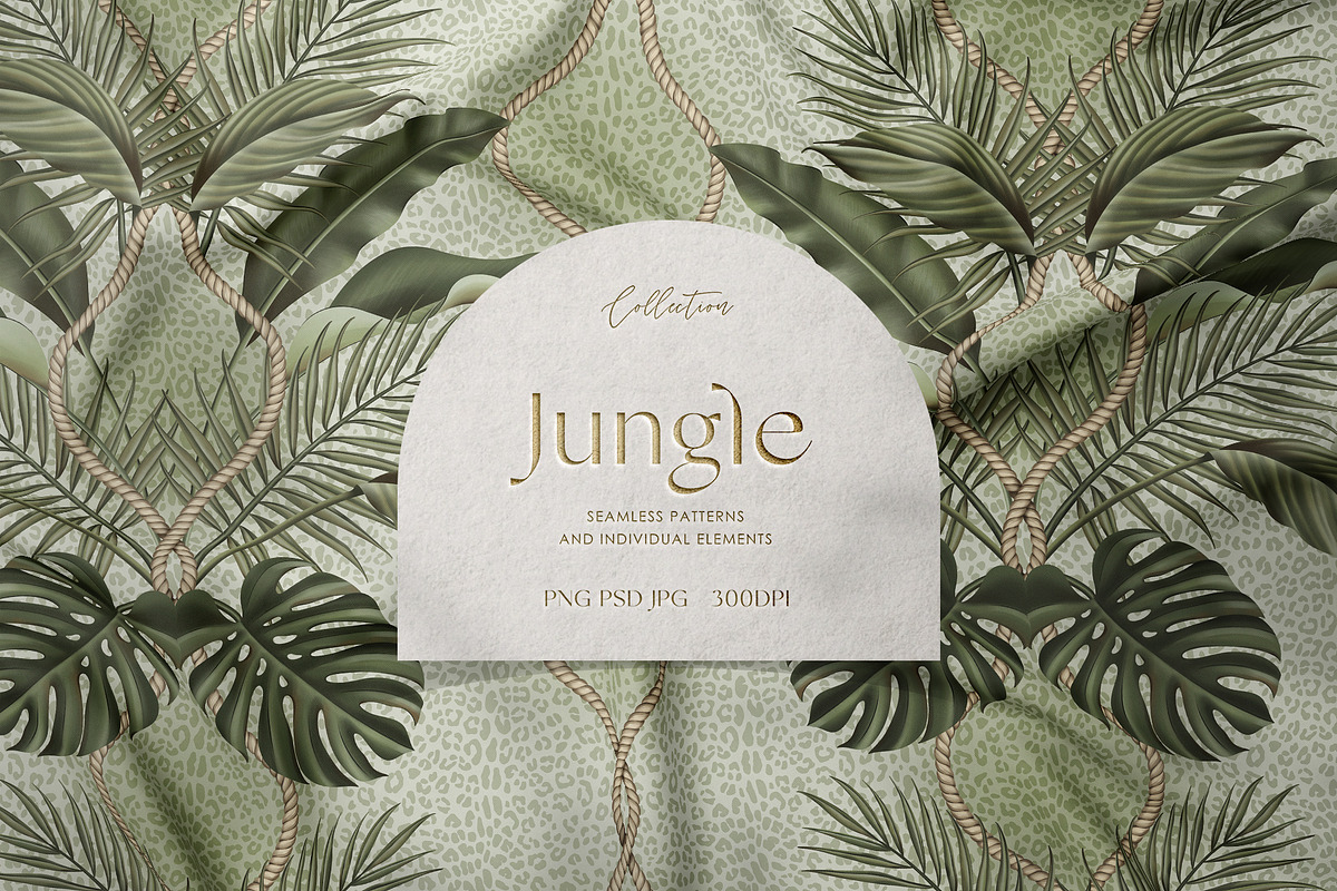 Jungle - Pattern Collection, a Pattern Graphic by PatrushevaYana (Photo 13 of 13)