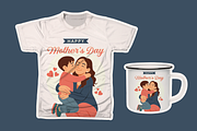 Happy Mother's Day Huge Her Boy, a Person Illustration by Mangustudio (Thumbnail 2 of 3)