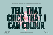 HEADLINED 2 WOODTYPE FONTS, a Sans Serif Font by HyperFluro (Thumbnail 2 of 11)