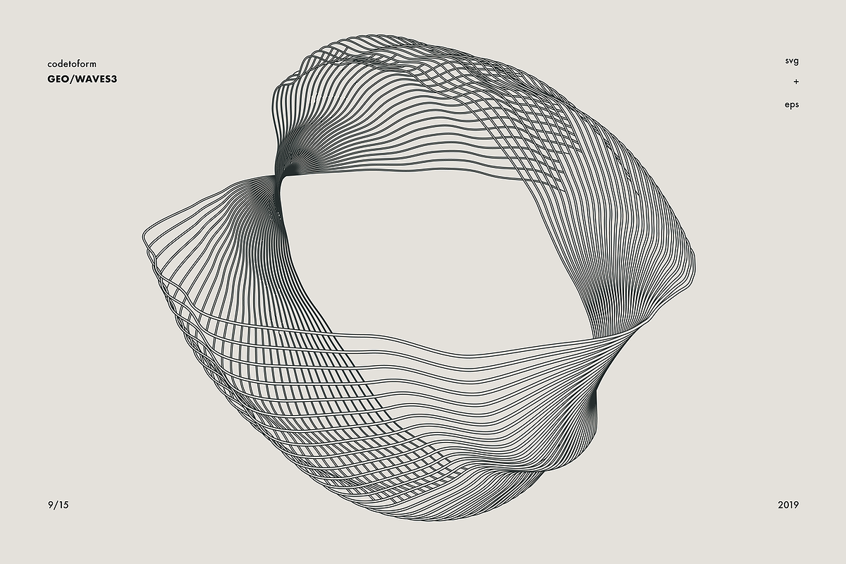 GEO_WAVES3 Vector Pack, a Background Graphic by codetoform (Photo 7 of 17)