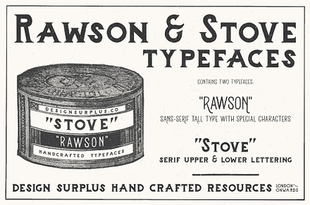 Rawson & Stove Typefaces
