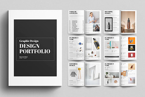 Graphic Design Portfolio Template, a Brochure Template by E-Type