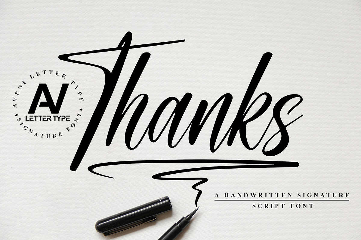 Miracle Signature | Handwritten Font, a Handwritten Font by Aveni Letter Type (Photo 12 of 12)
