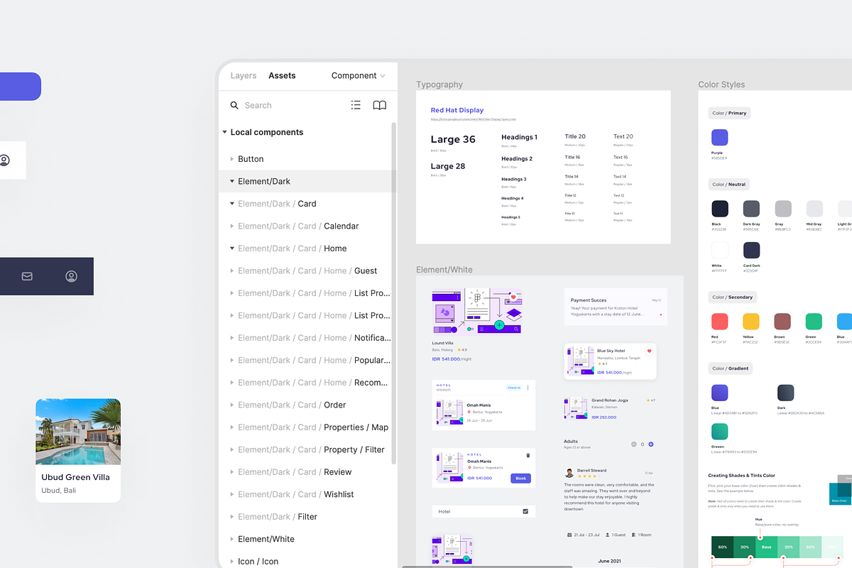 Broom - Hotel Airbnb Booking UI Kit
