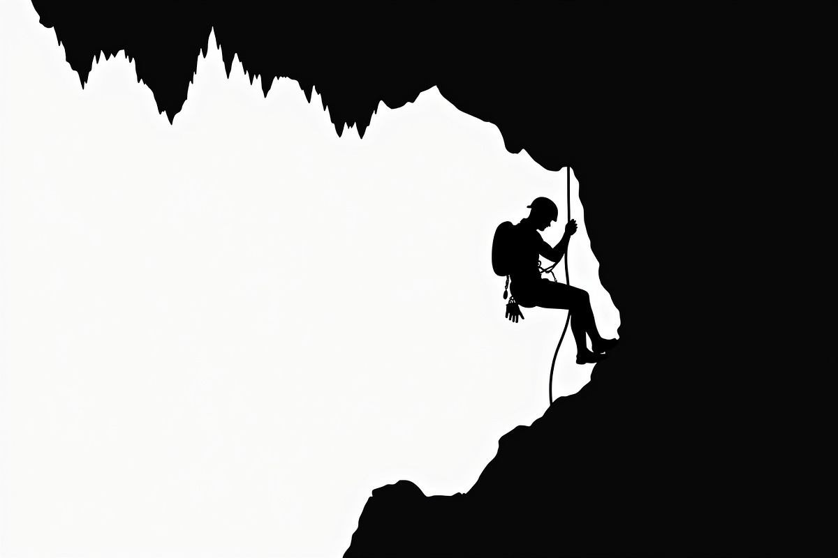 Mountain Climber Silhouette Set, an Illustration by Amazin_art (Photo 9 of 21)