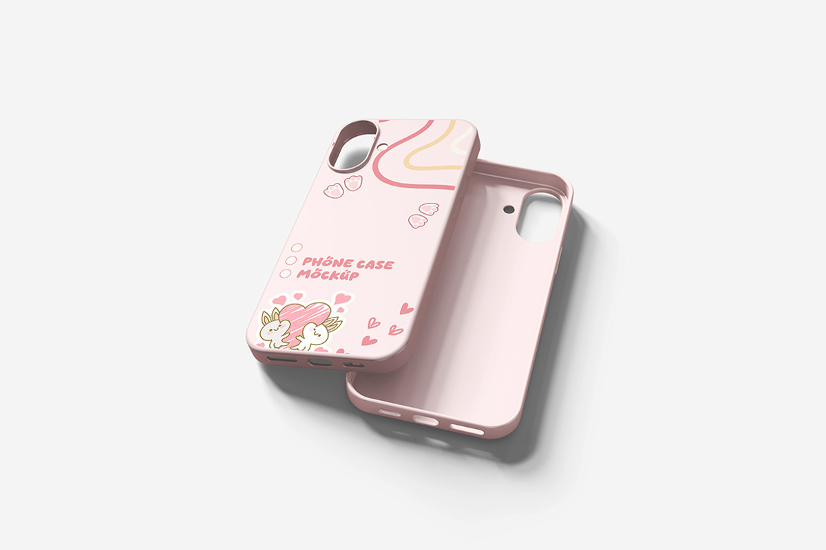 iPhone 16 Case Mockup, an iPhone Mockup by Indah (Photo 2 of 6)