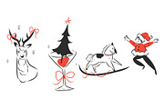MERRY & CHIC, a Seasonal Illustration by Anastasy_helter (Thumbnail 7 of 13)