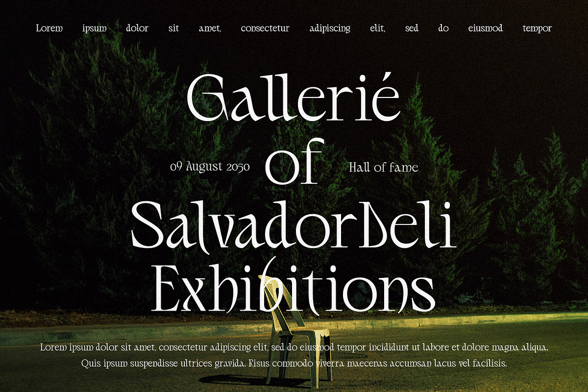 Lamonela - Serif Display Font, a Serif Font by Typetemp Studio (Photo 8 of 21)