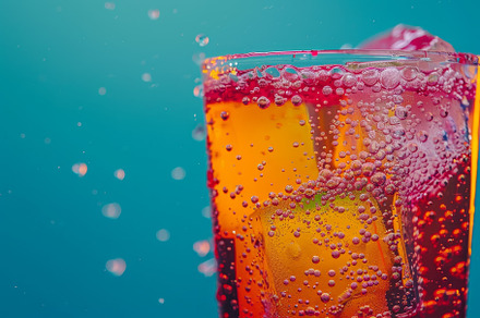 Close up view of a glass filled with, a Photo by Iftikhar Alam