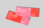 Gift Voucher Mockup, a Merchandise Mockup by Unerispace (Thumbnail 2 of 4)