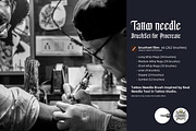 Tattoo needle brushSet for Procreate, a Brush Add-On by Luuuka studio (Thumbnail 2 of 6)