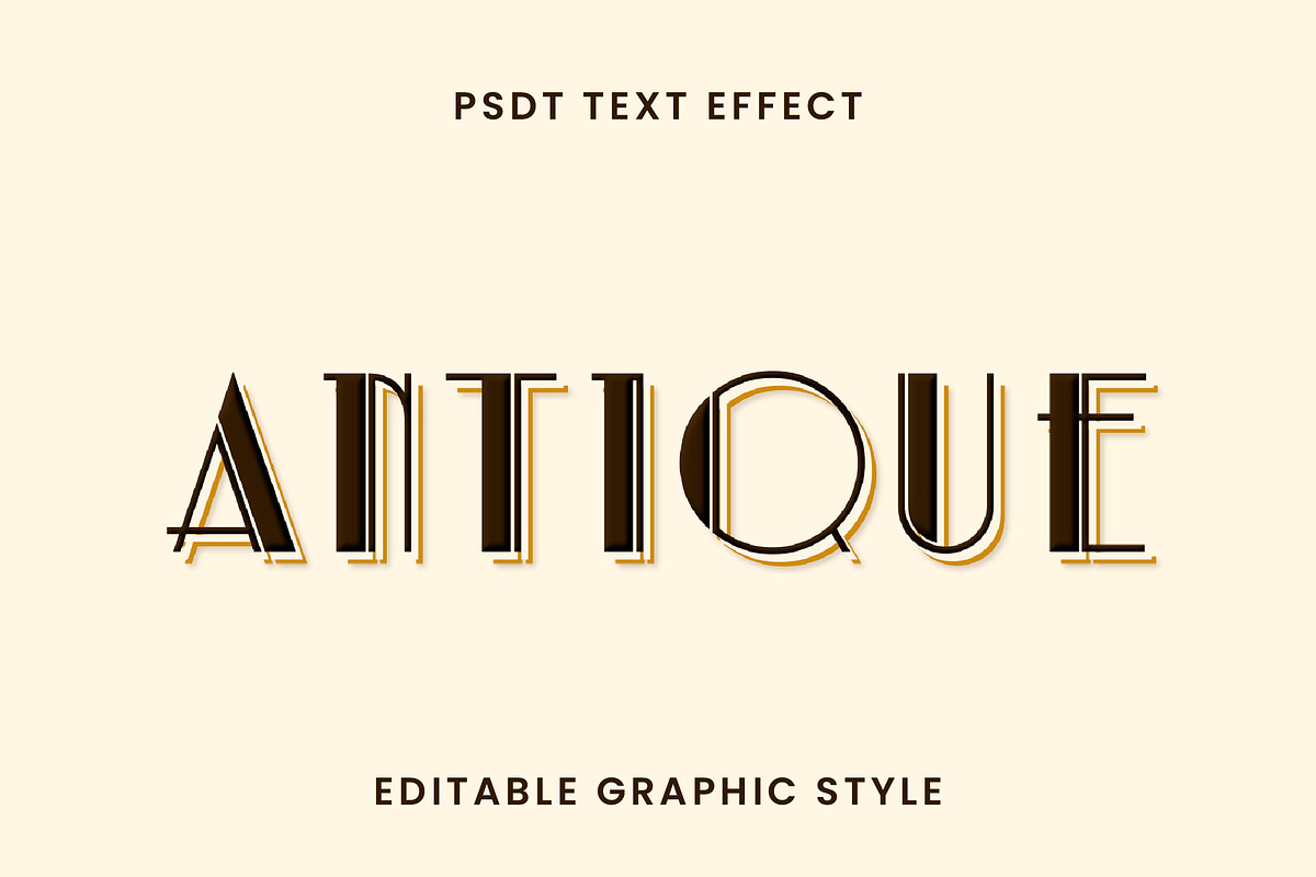 Victorian Art Deco Text Effect