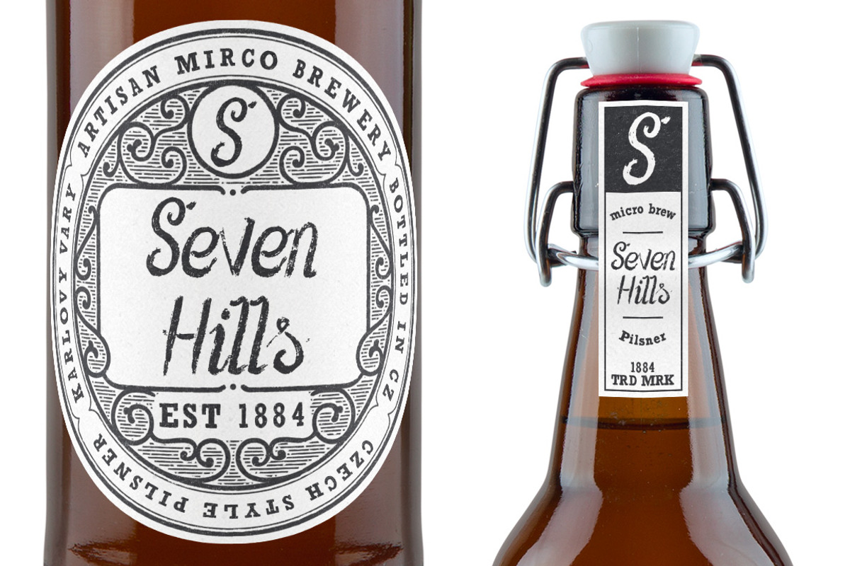 Camphor & Hugo: 2 Fonts + 40 illus. preview 4