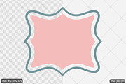 Coquette Frame Clipart Bundle, an Illustration by Actual Pixel (Thumbnail 9 of 26)