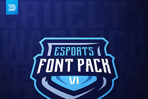 Esports Font Pack Vol 1 | DaseDesign, a Font by backinthedase